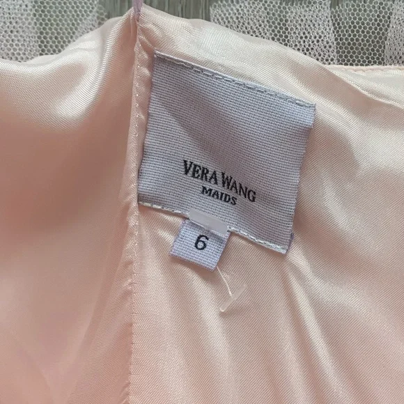 Vera Wang Bridesmaid Tulle Mini-Dress - Picture 9 of 10